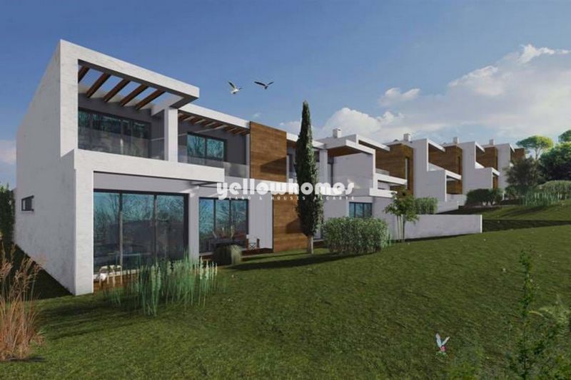 Apartamentos T2 duplex em construção num empreendimento de golfe